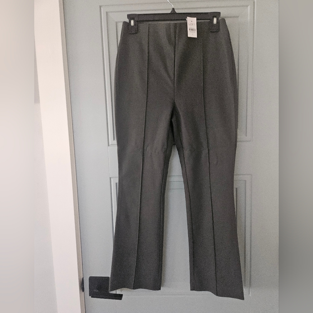 LOFTGray-Green Women's Trousers
